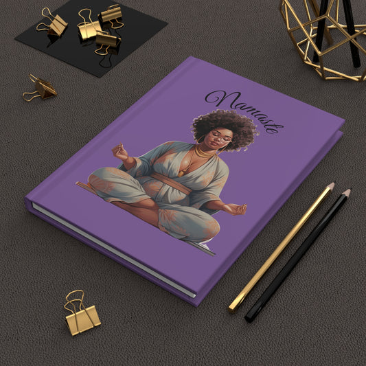 Namaste (Purple) Hardcover Journal Matte